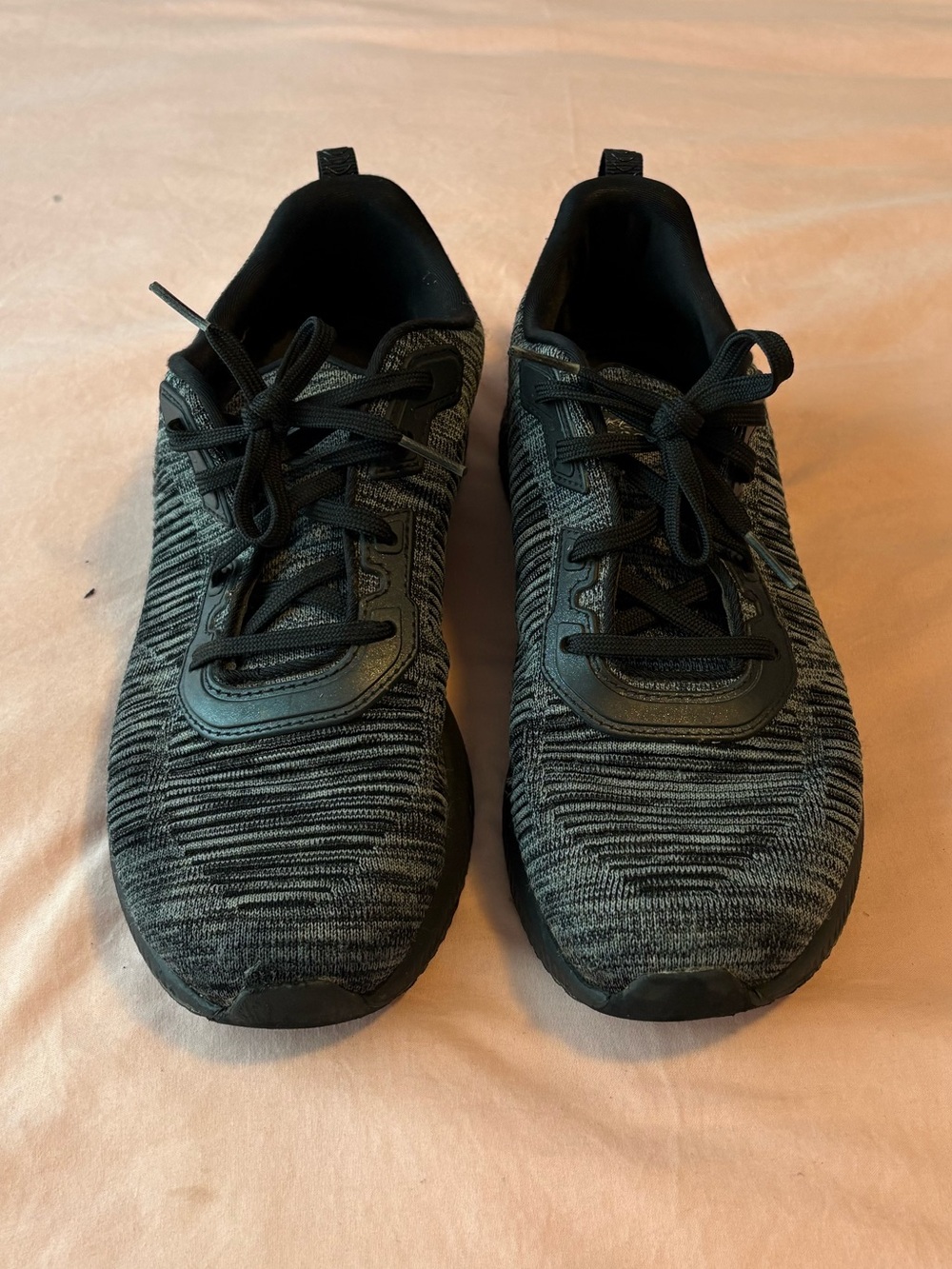 Black and gray sketchers
